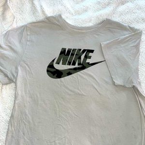 Camo Nike Swoosh Tee